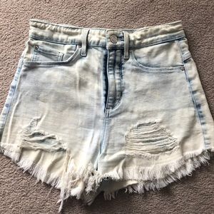 Guess high waisted shorts size 26